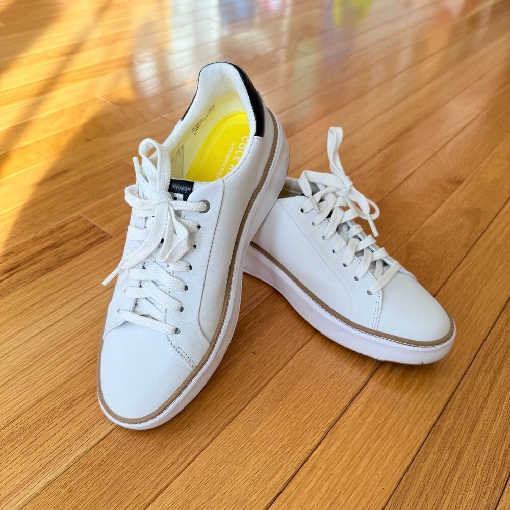 Cole Haan Women's GrandPrø Topspin Sneakers Leather Size 7.5